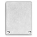 Endkappe (Paar) E45 Aluminium für Alu-Profil YN4/YN5 - C12