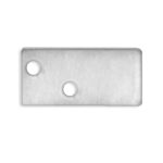 Endkappe (Paar) E95 Aluminium für Alu-Profil YP1/ YP2 - C24