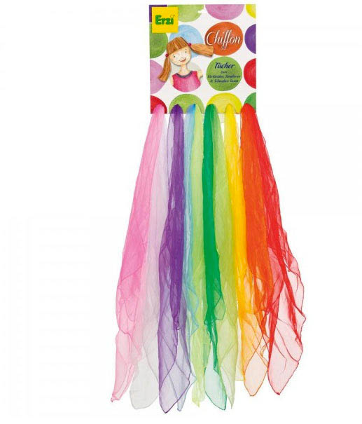 Erzi Chiffontücher Ulkis, 10er Set