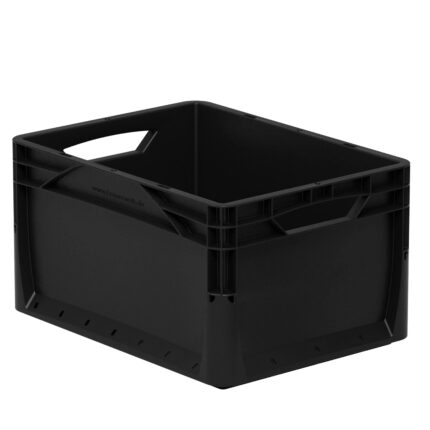 Euronormbox Vollwand 40 x 30 x 22 cm schwarz – Zubehör | Outdoor Militär Tactical Gear