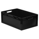 Euronormbox Vollwand 60 x 40 x 22 cm schwarz – Zubehör | Outdoor Militär Tactical Gear