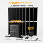 Exklusiv bei Christmas: Growatt NOAH 2000 Balkonkraft Batteriespeicher - 4096Wh Batterie Speicher + 4 x 445W Bifaziale Solarmodule + 800W Wechselrichter / Abholung Berlin