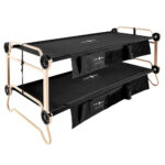 Feldbett XL mit Seitentaschen schwarz – Einsatz & Daypacks | Outdoor Militär Tactical Gear