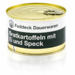 Fertiggericht Dose Bratkartoffeln mit Speck und Ei 400 g – IR Trekking Rucksäcke | Outdoor Militär Tactical Gear