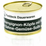 Fertiggericht Dose Champignonköpfe mit Reis in Sahne-Gemüse-Soße 400 g – IR Trekking Rucksäcke | Outdoor Militär Tactical Gear