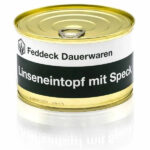 Fertiggericht Dose Linseneintopf mit Speck 400 g – IR Trekking Rucksäcke | Outdoor Militär Tactical Gear