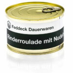 Fertiggericht Dose Rinderroulade mit Nudeln 400 g – IR Trekking Rucksäcke | Outdoor Militär Tactical Gear