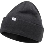 Fine Rib Beanie Merinowolle