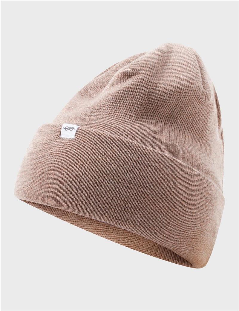 Fine Rib Beanie Merinowolle