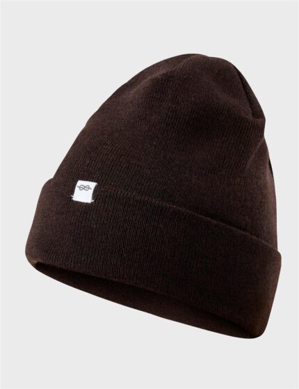 Fine Rib Beanie Merinowolle