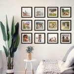 Fotowand Personalisierte - 12 Gedruckte & Gerahmte Fotos - 115x85 cm