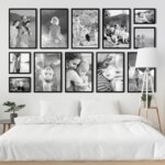 Fotowand Personalisierte - 12 Gedruckte & Gerahmte Fotos - 235x135 cm