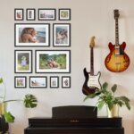 Fotowand Personalisierte - 12 Gedruckte & Gerahmte Fotos - 95x135 cm