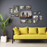 Fotowand Personalisierte - 13 Gedruckte & Gerahmte Fotos - 190x100 cm