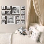 Fotowand Personalisierte - 14 Gedruckte & Gerahmte Fotos - 120x95 cm