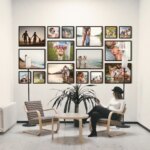 Fotowand Personalisierte - 16 Gedruckte & Gerahmte Fotos - 275x140 cm