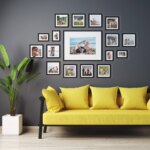Fotowand Personalisierte - 17 Gedruckte & Gerahmte Fotos - 190x115 cm