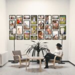 Fotowand Personalisierte - 24 Gedruckte & Gerahmte Fotos - 275x120 cm