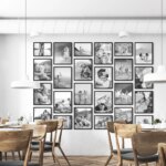 Fotowand Personalisierte - 24 Gedruckte & Gerahmte Fotos - 295x215 cm