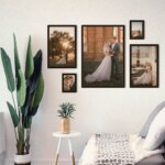 Fotowand Personalisierte - 5 Gedruckte & Gerahmte Fotos - 115x75 cm