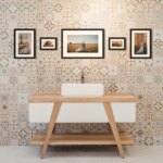 Fotowand Personalisierte - 5 Gedruckte & Gerahmte Fotos - 160x35 cm