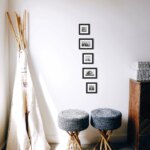 Fotowand Personalisierte - 5 Gedruckte & Gerahmte Fotos - 25x95 cm