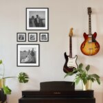 Fotowand Personalisierte - 5 Gedruckte & Gerahmte Fotos - 70x130 cm