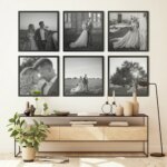 Fotowand Personalisierte - 6 Gedruckte & Gerahmte Fotos - 160x105 cm