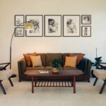 Fotowand Personalisierte - 7 Gedruckte & Gerahmte Fotos - 245x70 cm