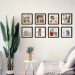 Fotowand Personalisierte - 8 Gedruckte & Gerahmte Fotos - 115x55 cm