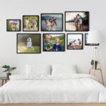 Fotowand Personalisierte - 8 Gedruckte & Gerahmte Fotos - 230x105 cm