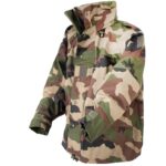 Französische Nässeschutzjacke CCE neuwertig – Wasserdicht mit Kapuze Regenjacken | Outdoor Militär Tactical Gear