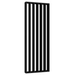 Freistehende Lamellenwand - Schwarz Matt - 22x70