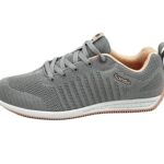 Freizeitschuhe Sneaker Turnschuhe Hellgrau-Pink 41