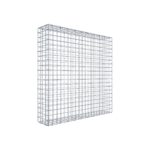 Gabione 100 cm x 100 cm x 20 cm (L x H x T), Maschenweite 5 cm x 5 cm, C-Ring