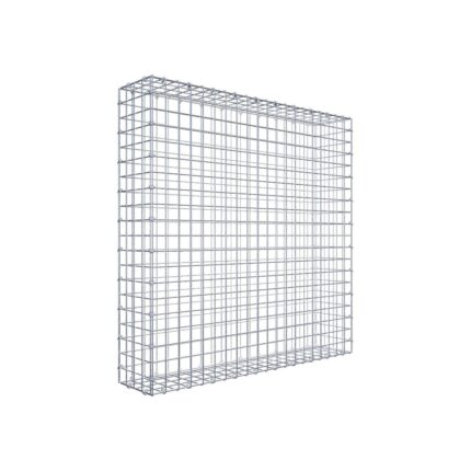 Gabione 100 cm x 100 cm x 20 cm (L x H x T), Maschenweite 5 cm x 5 cm, C-Ring