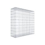 Gabione 100 cm x 100 cm x 30 cm (L x H x T), Maschenweite 5 cm x 10 cm, C-Ring