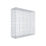 Gabione 100 cm x 100 cm x 30 cm (L x H x T), Maschenweite 5 cm x 5 cm, C-Ring