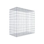 Gabione 100 cm x 100 cm x 50 cm (L x H x T), Maschenweite 5 cm x 10 cm, C-Ring