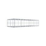 Gabione 100 cm x 20 cm x 40 cm (L x H x T), Maschenweite 10 cm x 10 cm, C-Ring