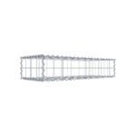 Gabione 100 cm x 20 cm x 40 cm (L x H x T), Maschenweite 10 cm x 10 cm, Spirale