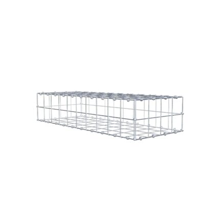 Gabione 100 cm x 20 cm x 40 cm (L x H x T), Maschenweite 10 x 10 cm, Spiralring
