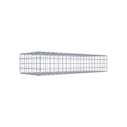 Gabione 100 cm x 20 cm x 40 cm (L x H x T), Maschenweite 5 cm x 5 cm, C-Ring