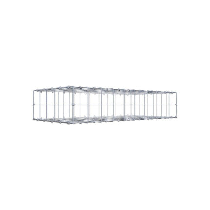 Gabione 100 cm x 20 cm x 50 cm (L x H x T), Maschenweite 10 cm x 10 cm, C-Ring