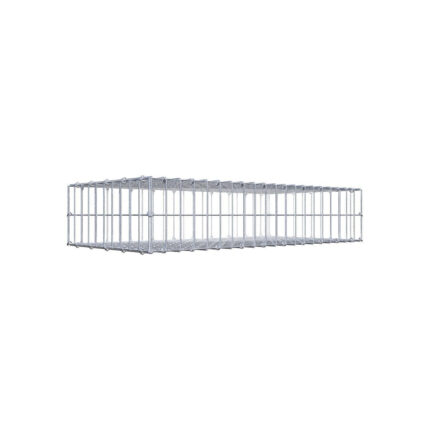 Gabione 100 cm x 20 cm x 50 cm (L x H x T), Maschenweite 5 cm x 10 cm, C-Ring