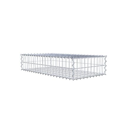 Gabione 100 cm x 20 cm x 50 cm (L x H x T), Maschenweite 5 cm x 10 cm, Spirale