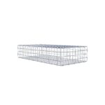 Gabione 100 cm x 20 cm x 50 cm (L x H x T), Maschenweite 5 x 5 cm, Spiralring