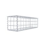 Gabione 100 cm x 30 cm x 30 cm (L x H x T), Maschenweite 10 cm x 10 cm, Spirale