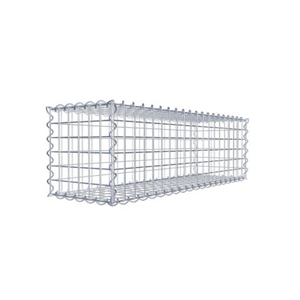 Gabione 100 cm x 30 cm x 30 cm (L x H x T), Maschenweite 5 cm x 5 cm, Spirale