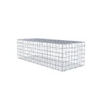 Gabione 100 cm x 30 cm x 40 cm (L x H x T), Maschenweite 5 x 5 cm, Spiralring